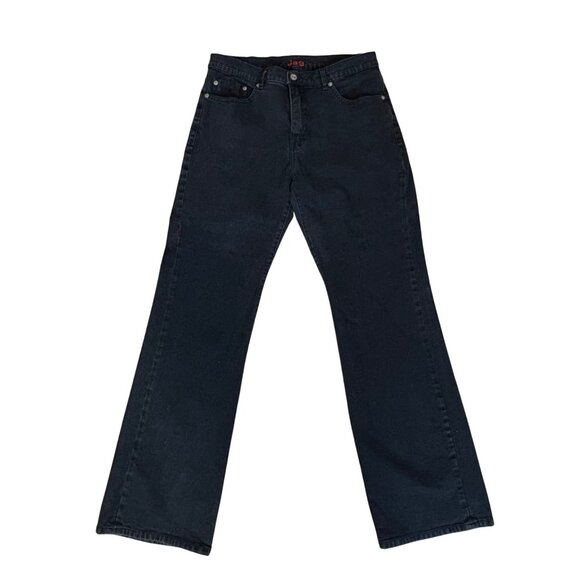 Jag Denim - JAG Black Denim Jeans Womens Size 16 Bootcut Stretch Western Glove Works